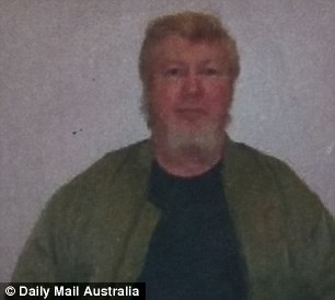 Six time murderer Malcolm Baker (above) has gone crazy in Supermax and wears a tinfoil hat to stop 'aliens entering his brain'
